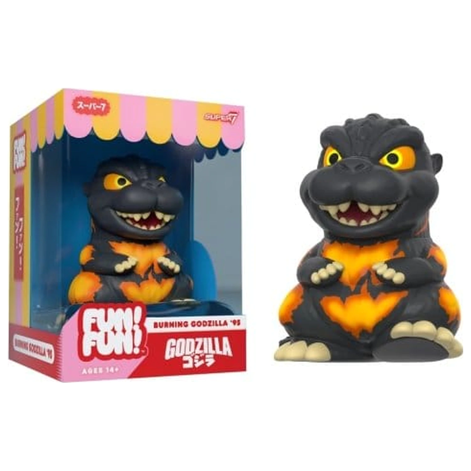 Godzilla Toho Fun! Fun! Mini figurka vlna 02 Burning Godzilla fotografii produktu