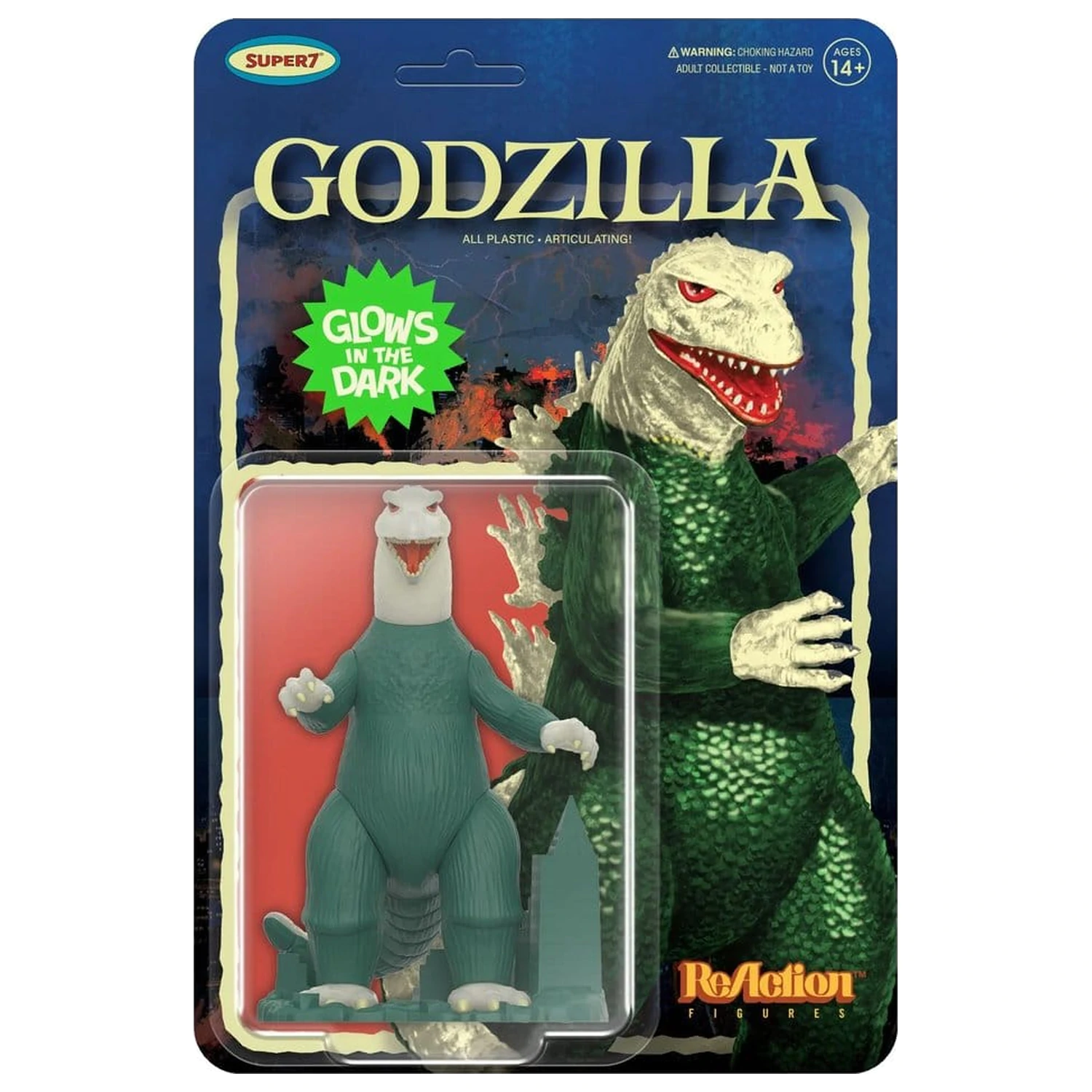 Godzilla Toho ReAction Akční figurka Godzilla model Kit (Glow) 10 cm fotografii produktu