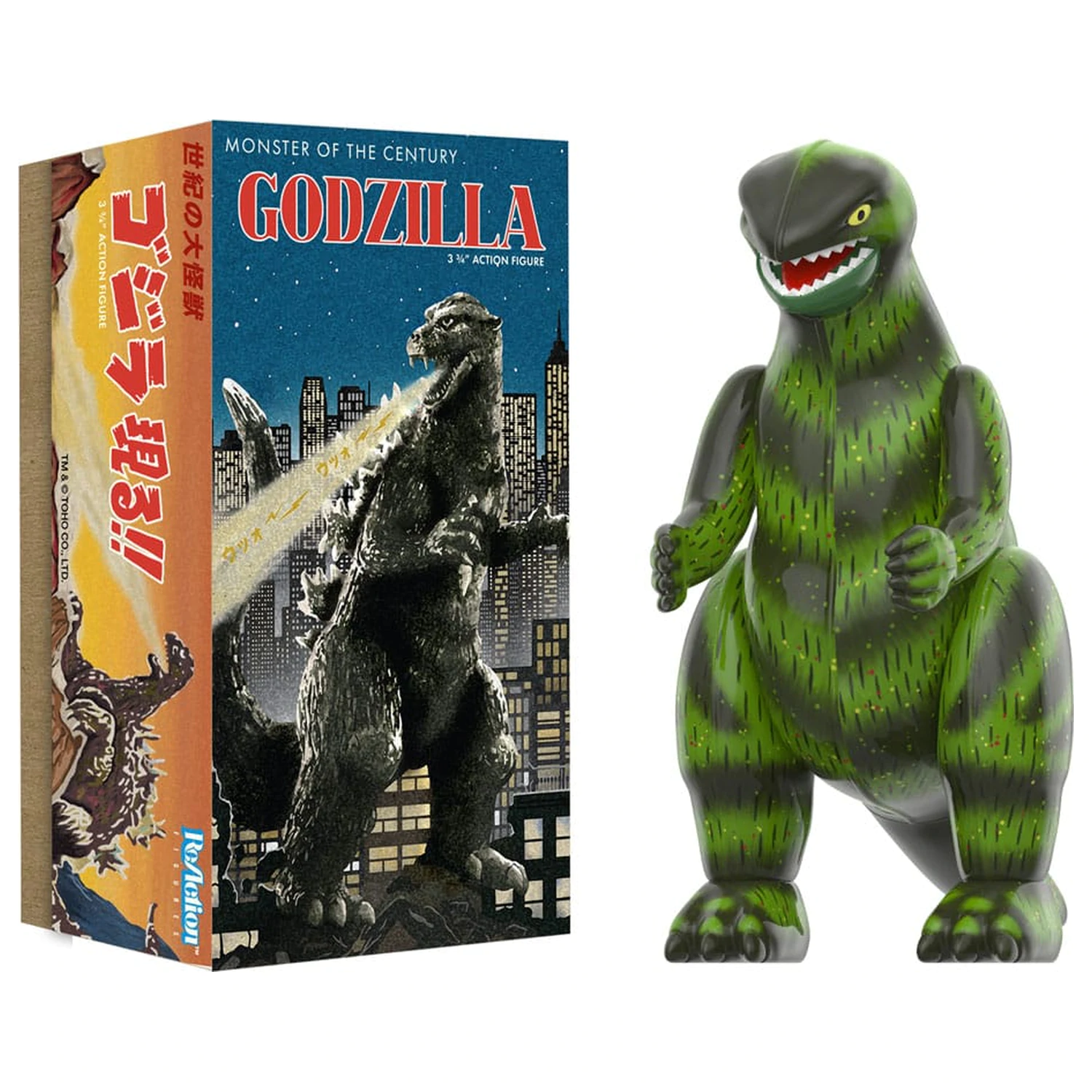 Godzilla Toho ReAction Akční figurka Vlna 01 (Retro Tin) Godzilla (Marusan Tin) 10 cm fotografii produktu