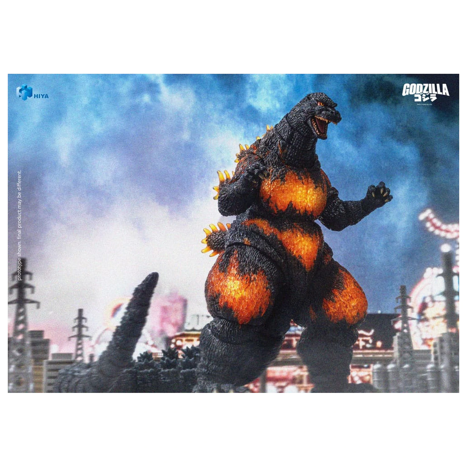 Godzilla vs. Destoroyah (1995) Exquisite Basic akční figurka Burning Godzilla 18 cm fotografii produktu