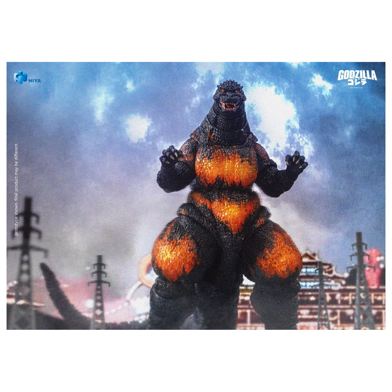 Godzilla vs. Destoroyah (1995) Exquisite Basic akční figurka Burning Godzilla 18 cm fotografii produktu