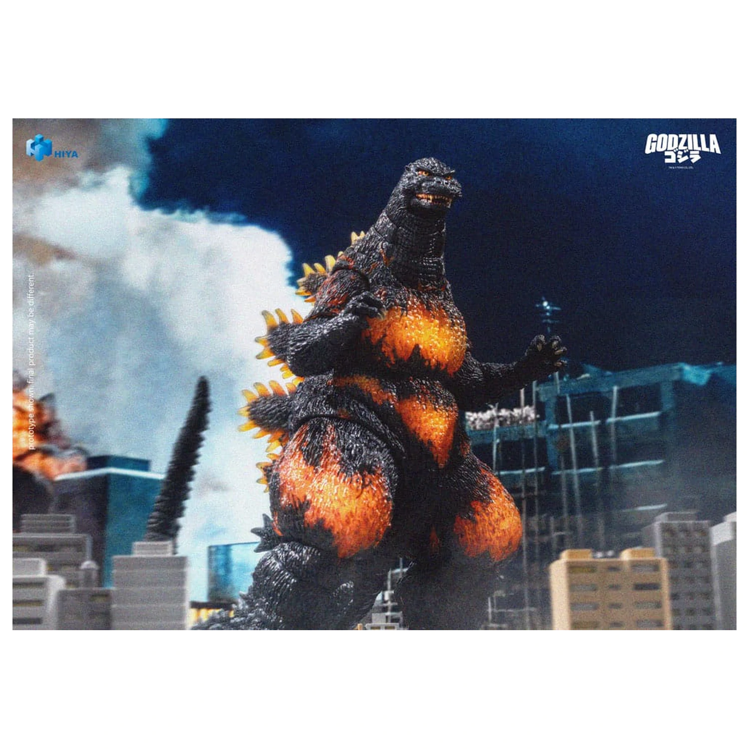 Godzilla vs. Destoroyah (1995) Exquisite Basic akční figurka Burning Godzilla 18 cm fotografii produktu