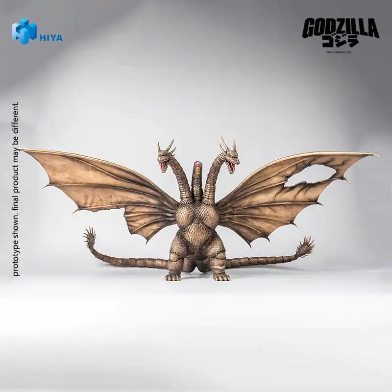 Godzilla vs. King Ghidorah (1991) Exquisite Basic akční figurka King Ghidorah Bitvou poškozená verze 33 cm fotografii produktu