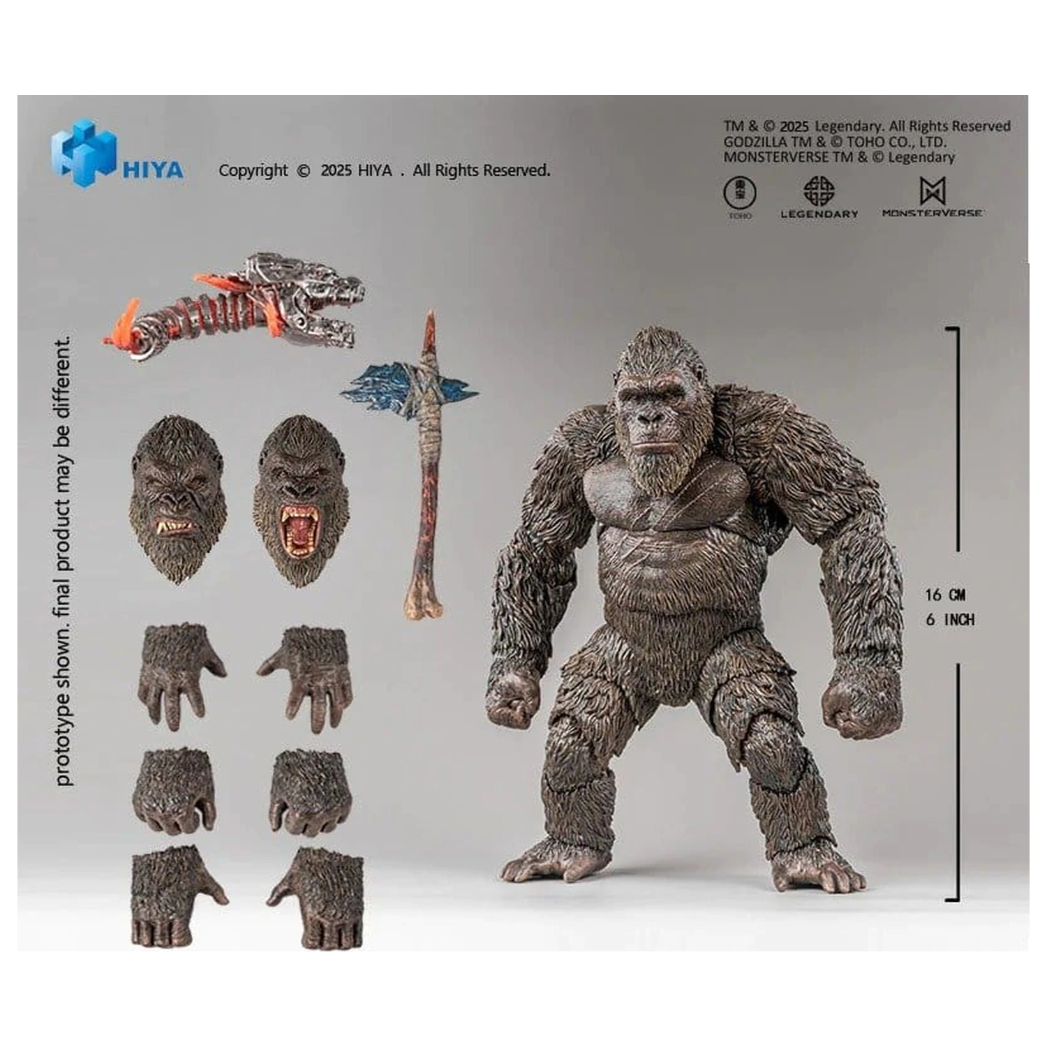 Godzilla vs. Kong Exquisite Basic Series akční figurka Kong 2.0 16 cm fotografii produktu