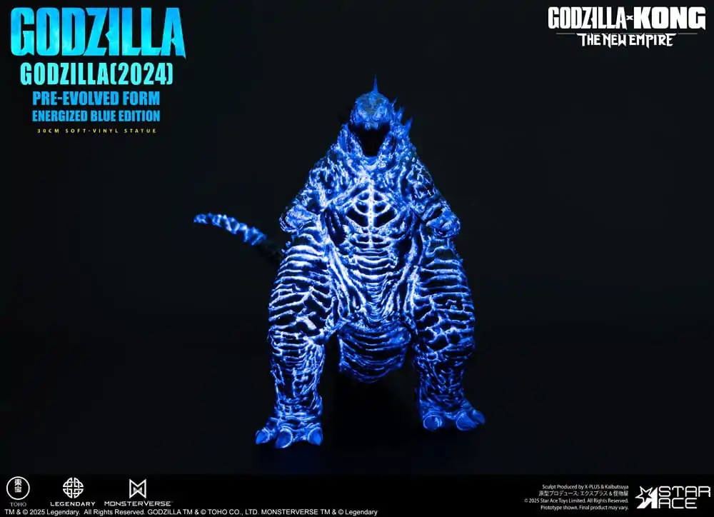 Godzilla vs. Kong: The New Empire Měkká vinylová socha Godzilla (2024) Evolved Blue Edition 28 cm fotografii produktu