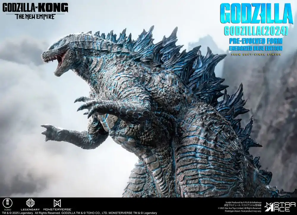 Godzilla vs. Kong: The New Empire Měkká vinylová socha Godzilla (2024) Evolved Blue Edition 28 cm fotografii produktu
