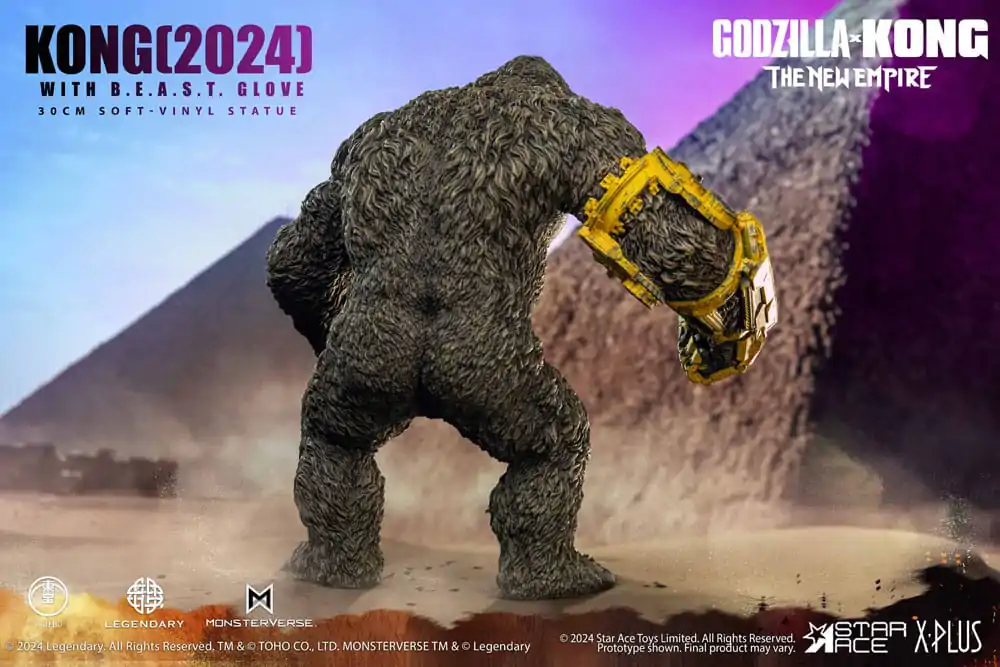 Godzilla vs. Kong: The New Empire Soft Vinyl Soška Kong s B.E.A.S.T. Glove 30 cm fotografii produktu