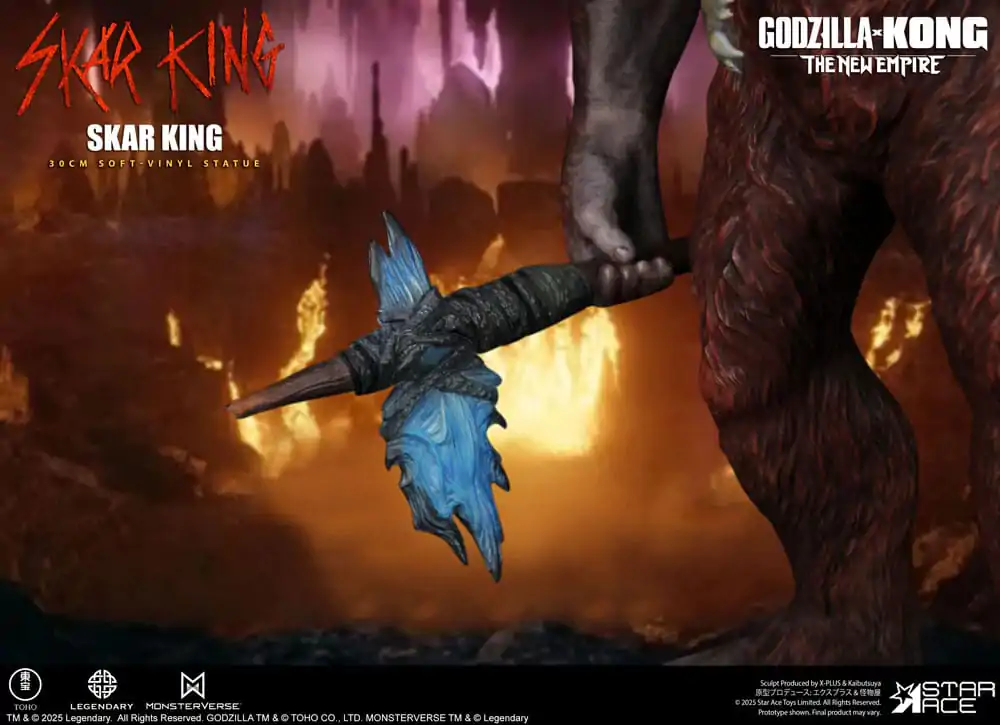 Godzilla vs. Kong: The New Empire Měkká vinylová soška Skar King Unleash the Titan 30 cm fotografii produktu