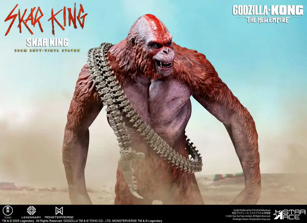 Godzilla vs. Kong: The New Empire Měkká vinylová soška Skar King Unleash the Titan 30 cm fotografii produktu