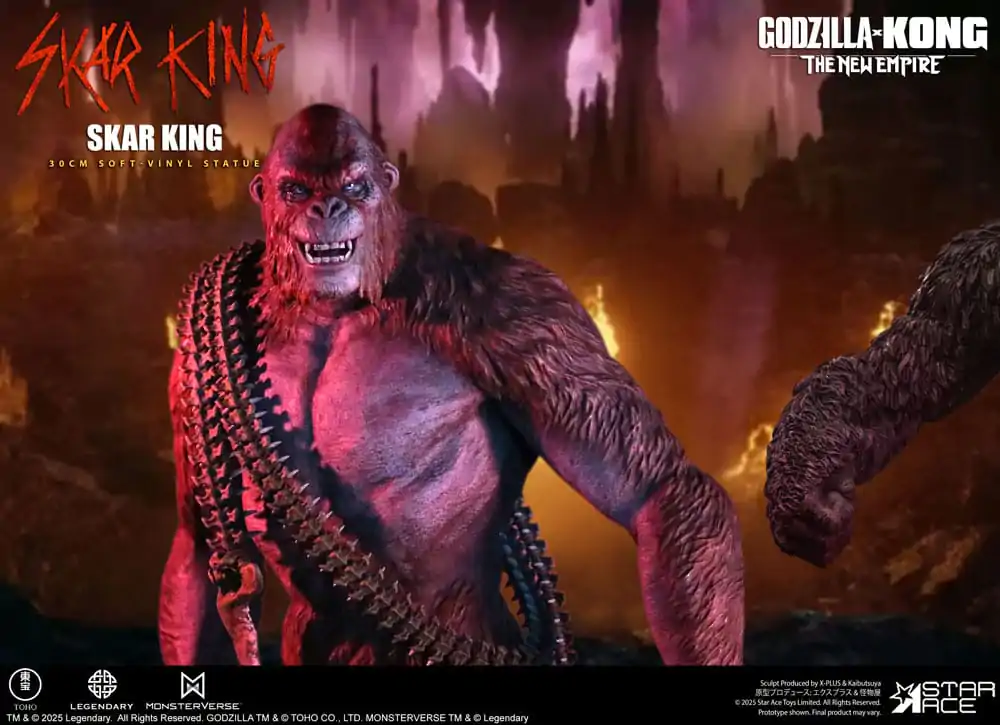 Godzilla vs. Kong: The New Empire Měkká vinylová soška Skar King Unleash the Titan 30 cm fotografii produktu