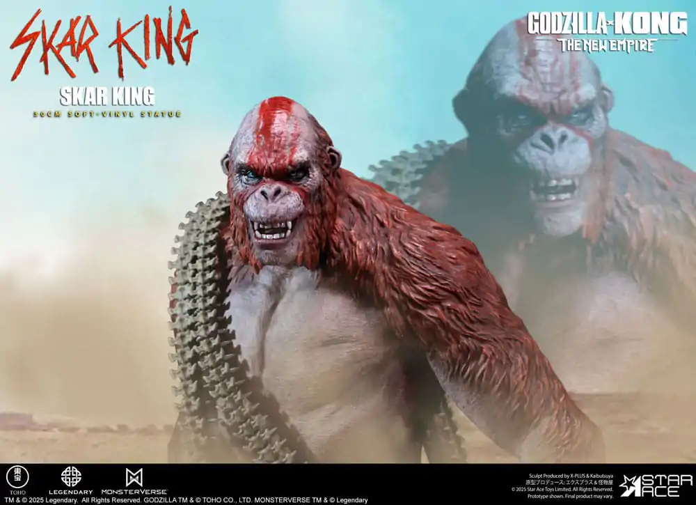 Godzilla vs. Kong: The New Empire Měkká vinylová soška Skar King Unleash the Titan 30 cm fotografii produktu
