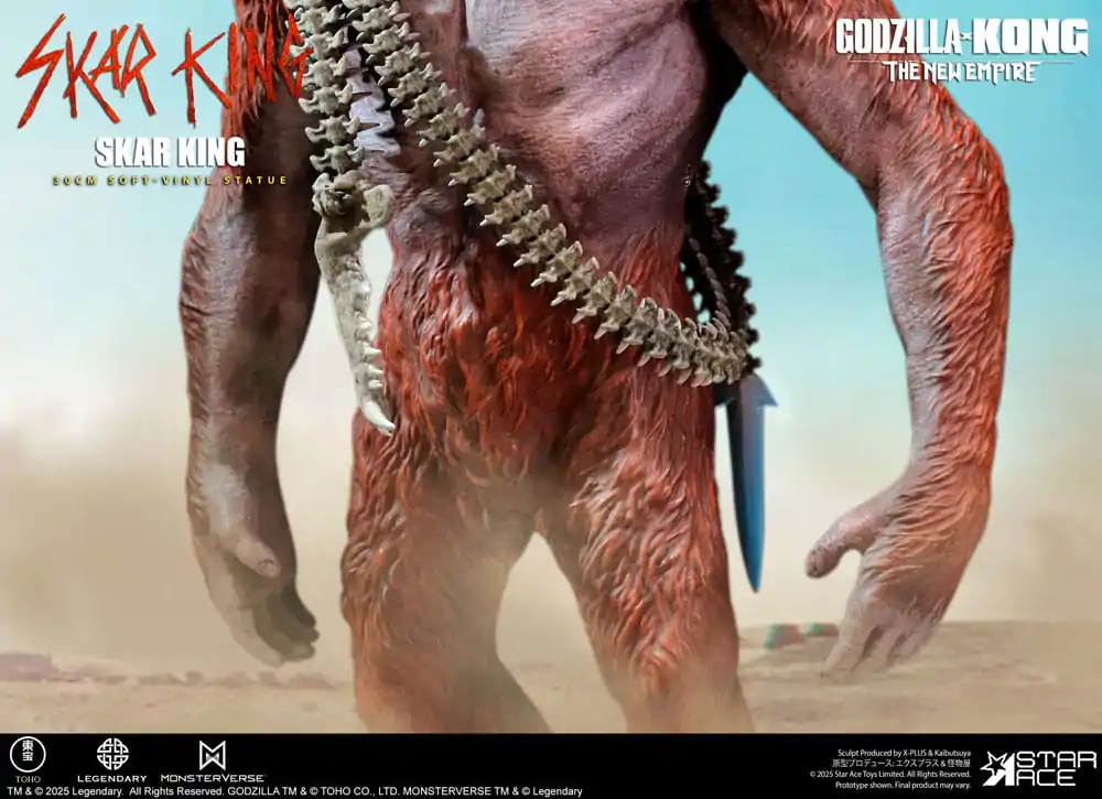 Godzilla vs. Kong: The New Empire Měkká vinylová soška Skar King Unleash the Titan 30 cm fotografii produktu