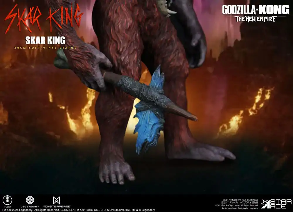 Godzilla vs. Kong: The New Empire Měkká vinylová soška Skar King Unleash the Titan 30 cm fotografii produktu