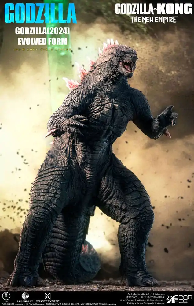 Godzilla vs. Kong: The New Empire Měkká vinylová socha Godzilla (2024) Evolved Deluxe Verze 30 cm fotografii produktu