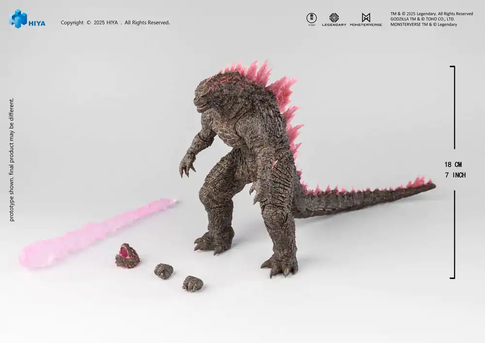 Godzilla x Kong The New Empire Exquisite Basic Akční figurka Heat Ray Godzilla Evolved Ver. 18 cm fotografii produktu