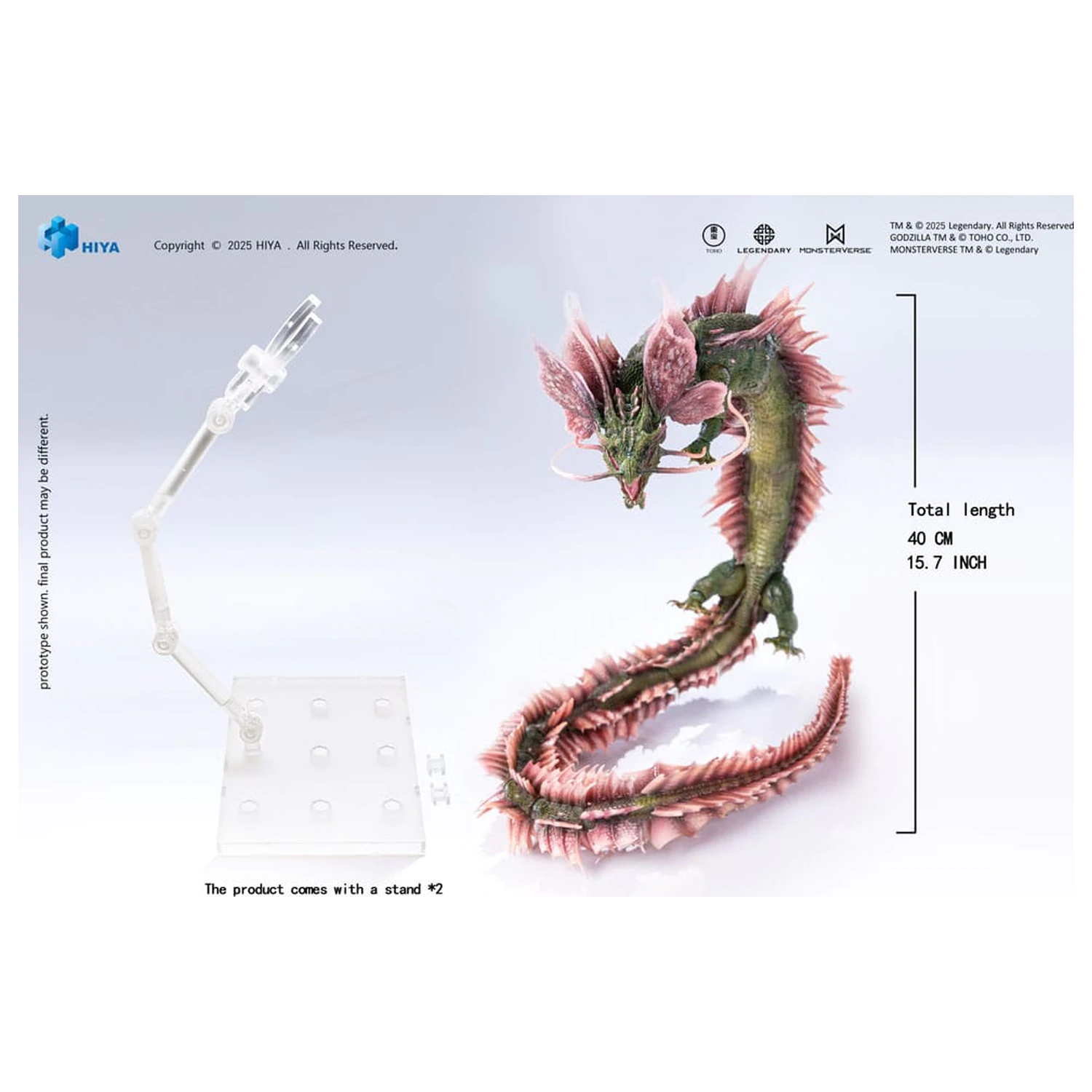 Godzilla x Kong The New Empire Exquisite Basic akční figurka Tiamat 40 cm fotografii produktu