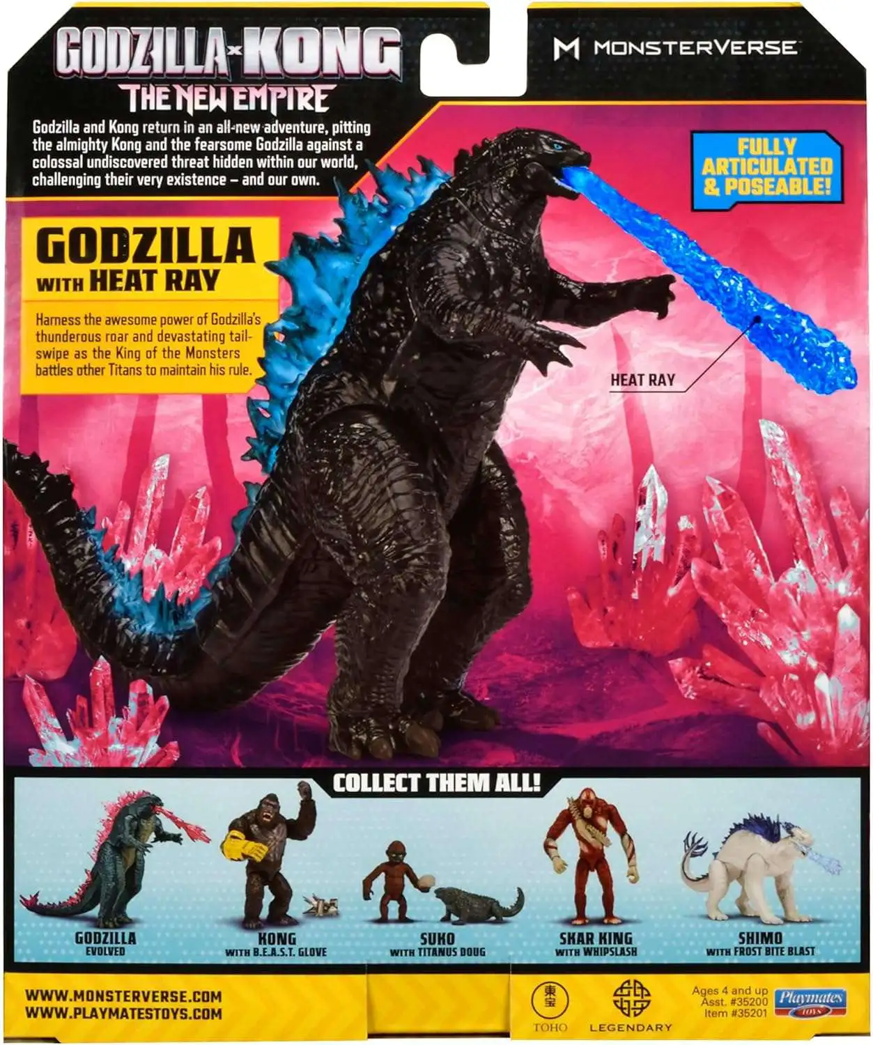 Godzilla x Kong: The New Empire - Godzilla Evolved with Heat Ray Akční figurka 15 cm fotografii produktu