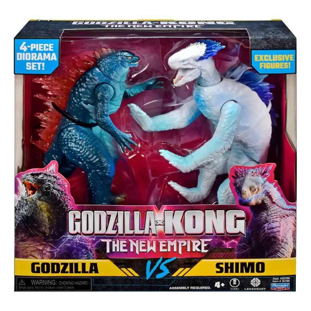 Godzilla x Kong: The New Empire Diorama 2-Pack Godzilla vs Shimo 15 cm fotografii produktu