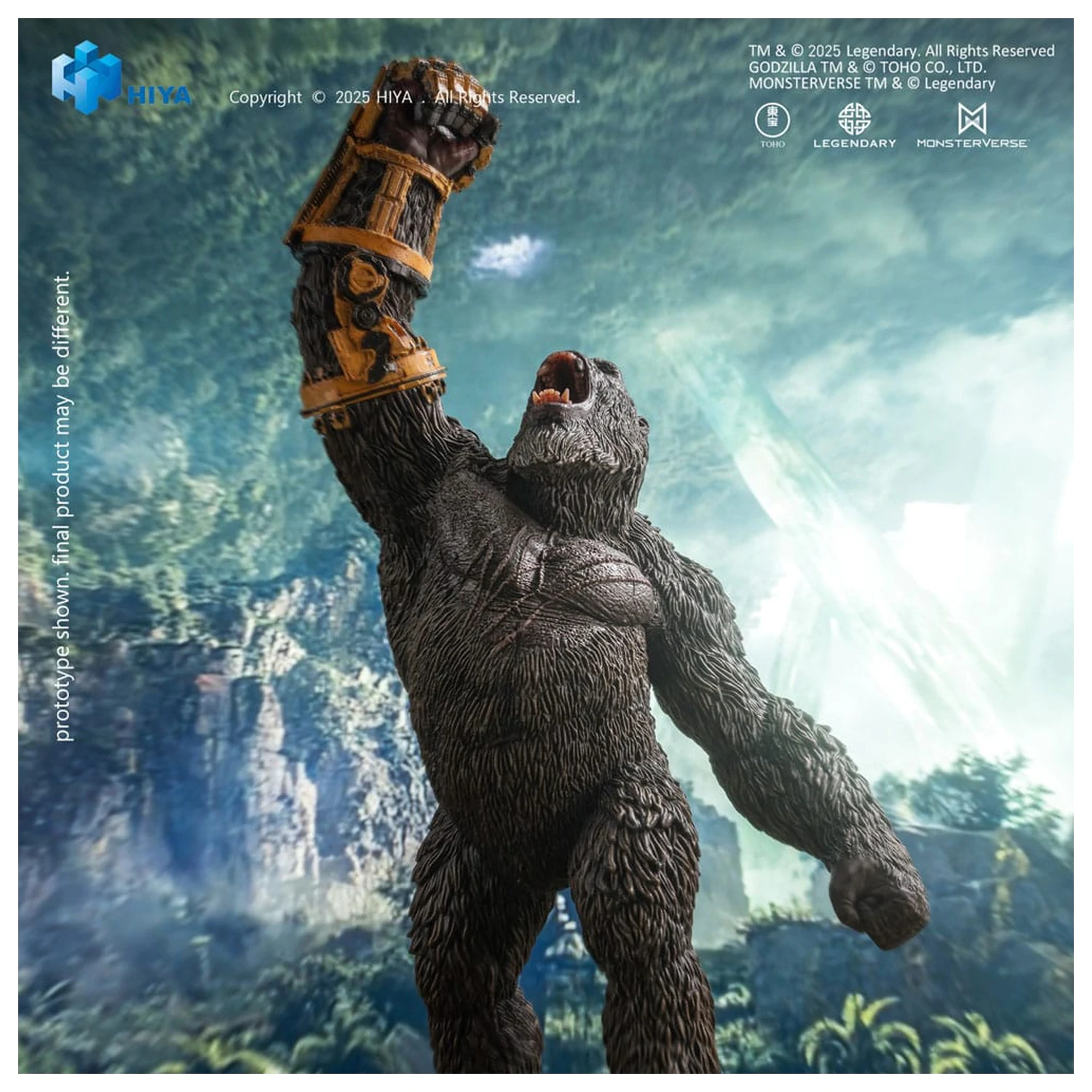 Godzilla x Kong The New Empire Stylist Series PVC socha Kong B.E.A.S.T. Glove verze 22 cm fotografii produktu