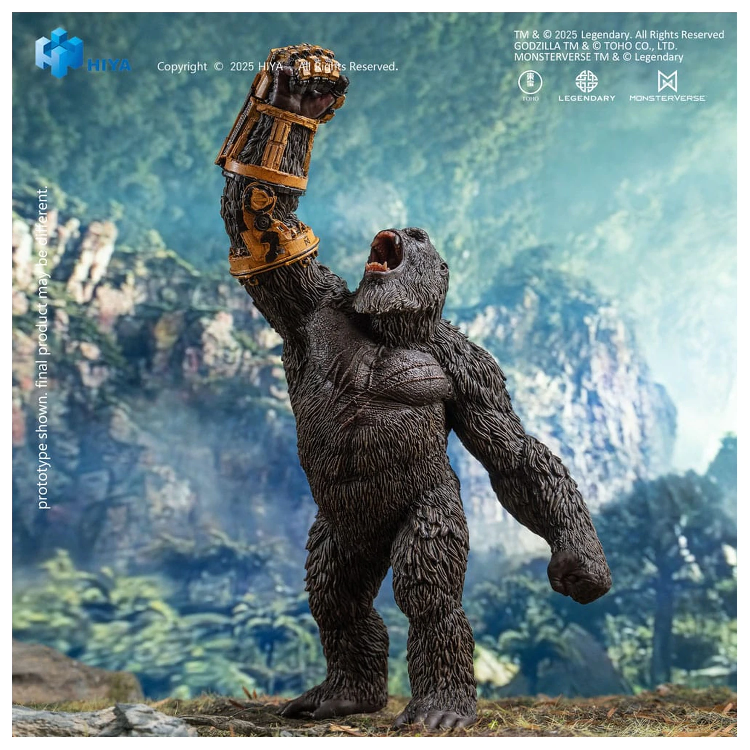 Godzilla x Kong The New Empire Stylist Series PVC socha Kong B.E.A.S.T. Glove verze 22 cm fotografii produktu
