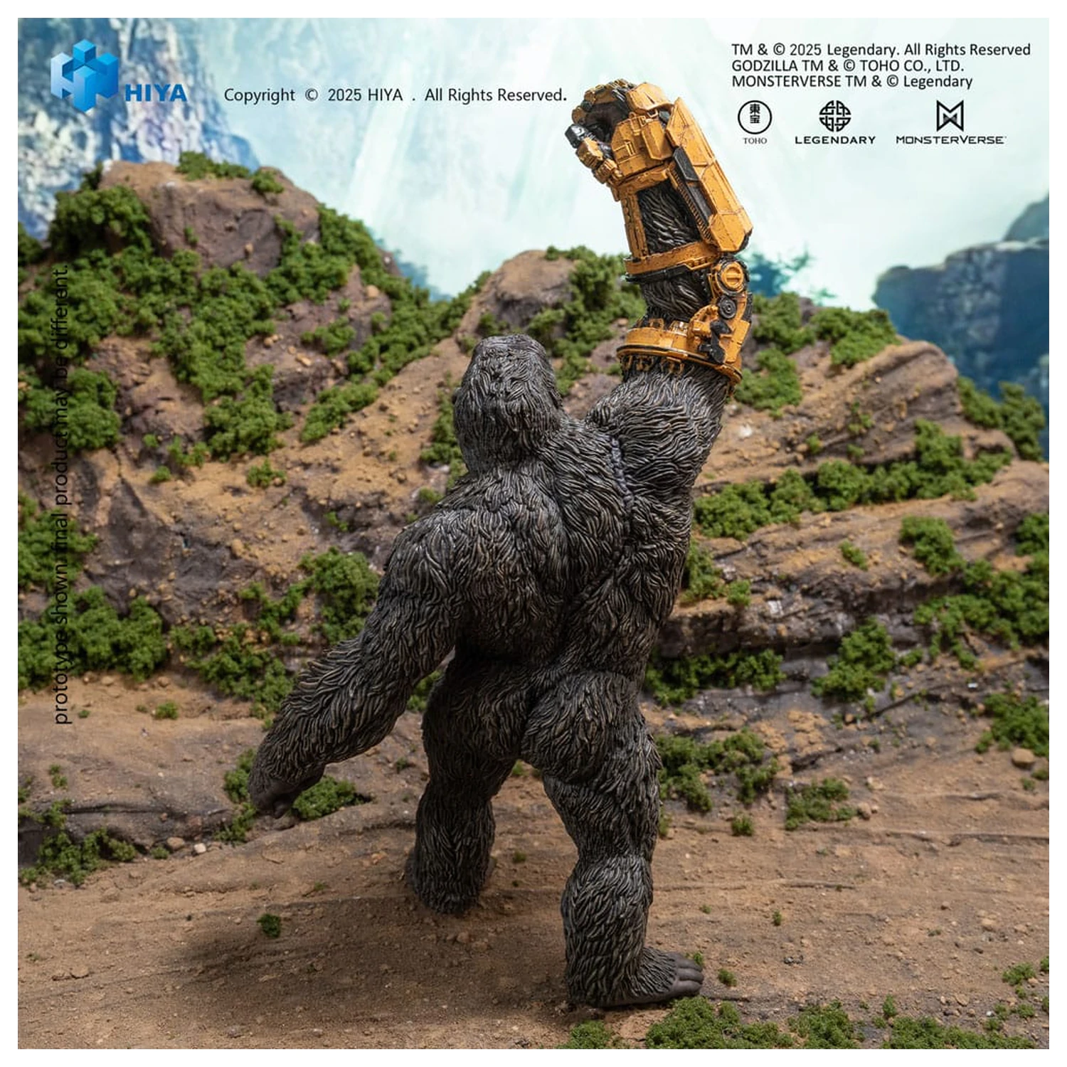 Godzilla x Kong The New Empire Stylist Series PVC socha Kong B.E.A.S.T. Glove verze 22 cm fotografii produktu