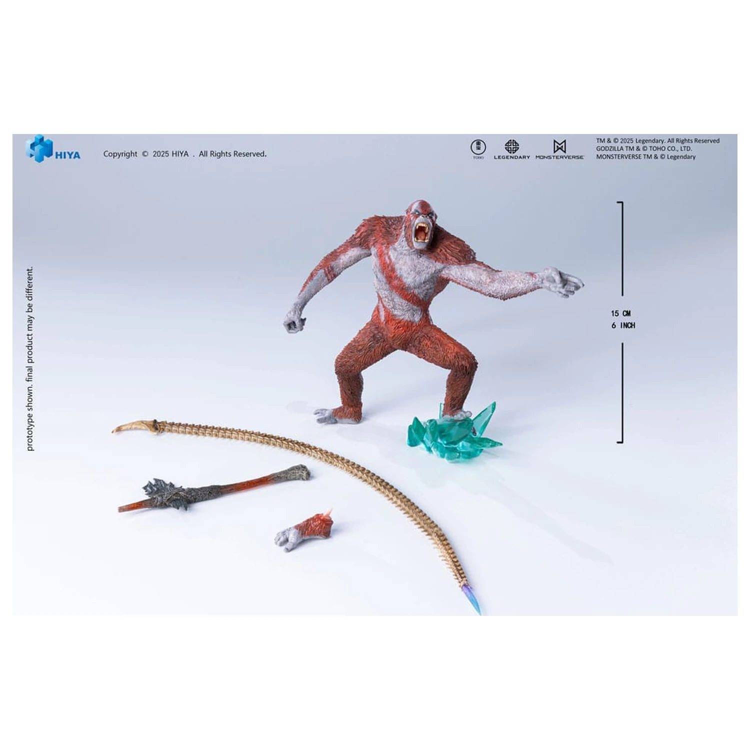 Godzilla x Kong The New Empire Stylist Series PVC socha Skar King 15 cm fotografii produktu