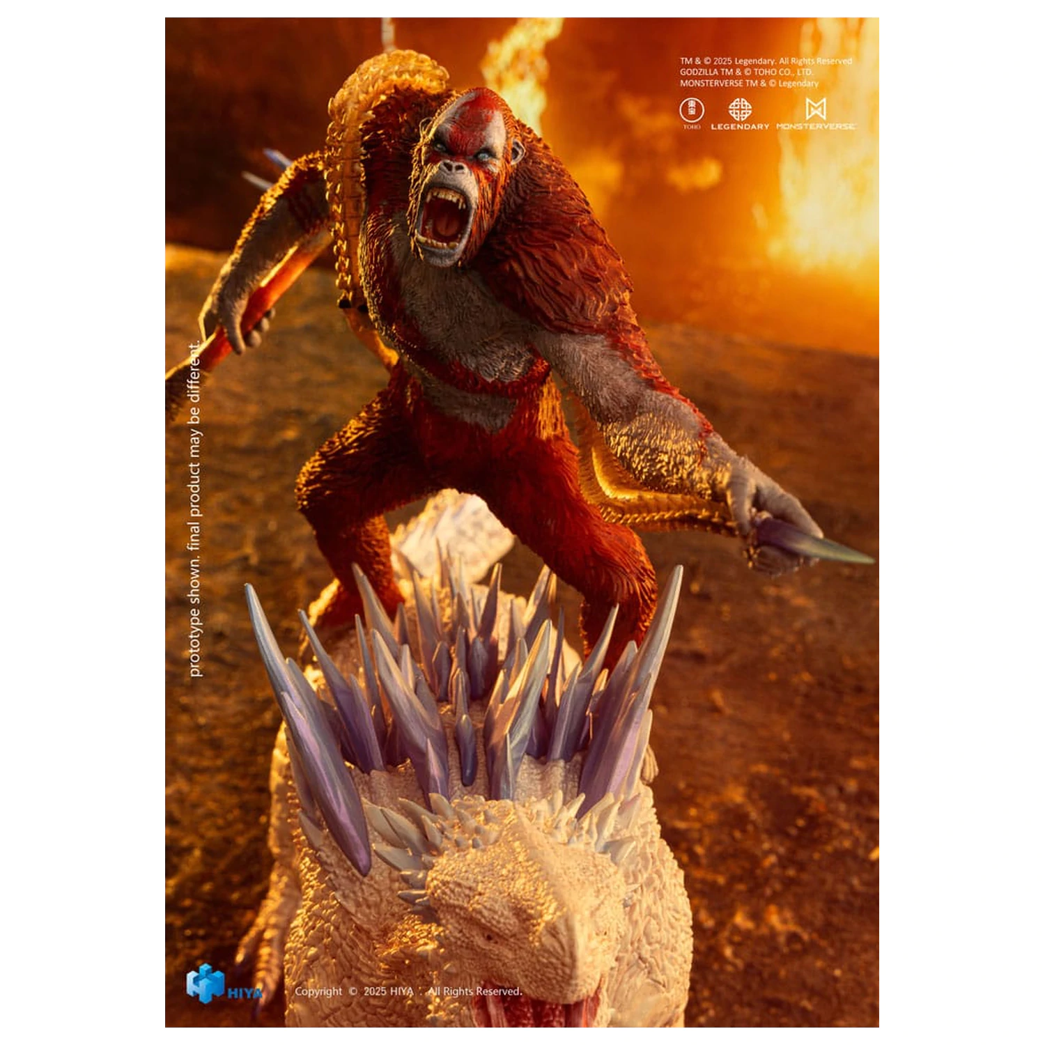 Godzilla x Kong The New Empire Stylist Series PVC socha Skar King 15 cm fotografii produktu