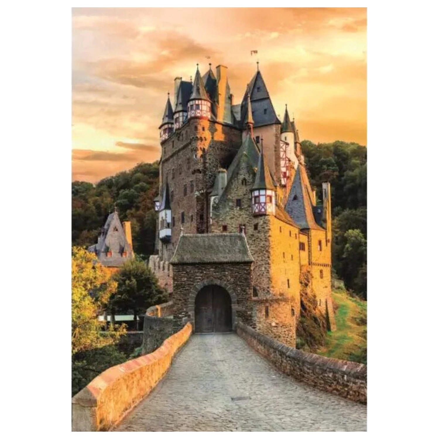 Golden Hour At Eltz Castle puzzle 1000 dílků fotografii produktu