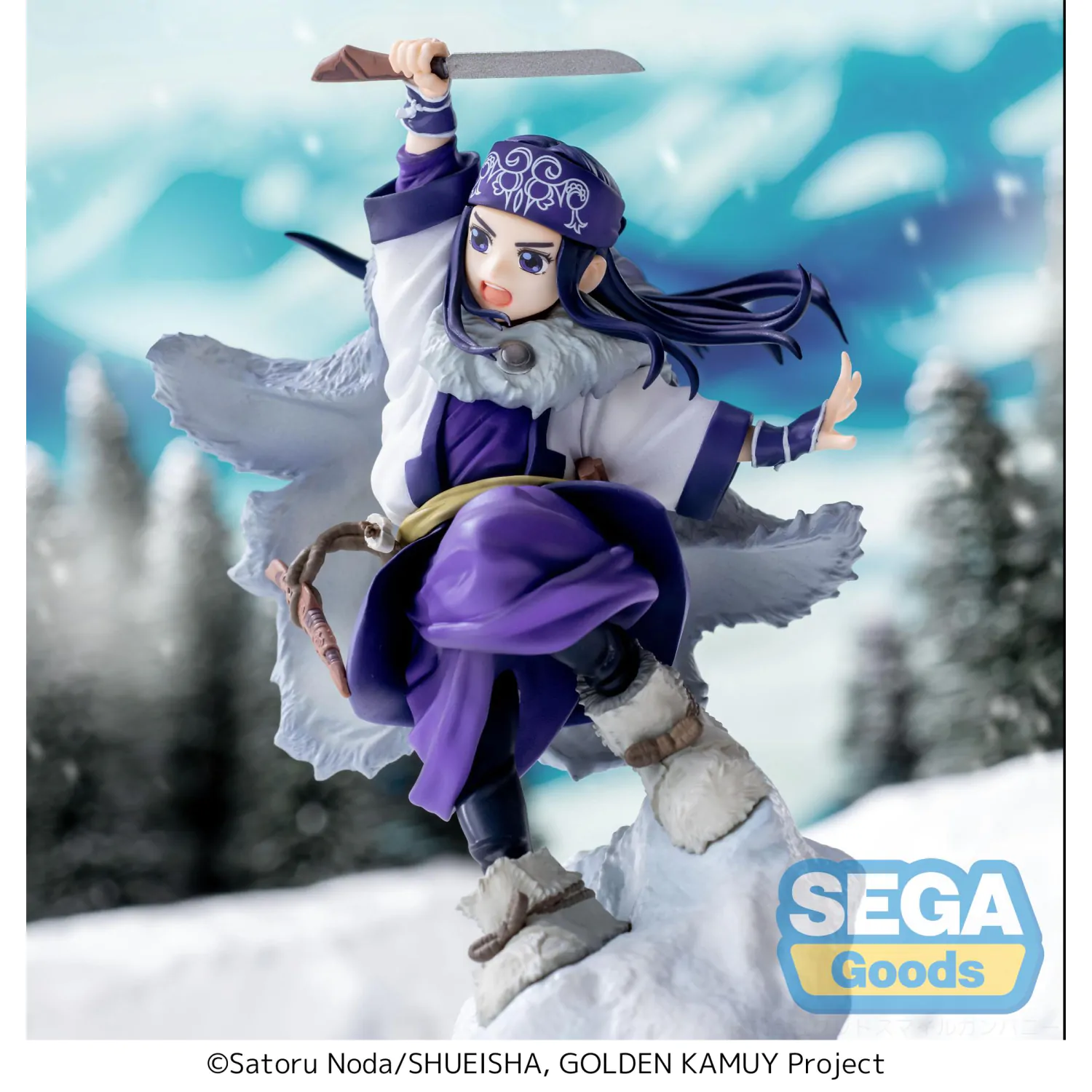 Golden Kamuy Xross Link Anime PVC socha Asirpa 11 cm fotografii produktu