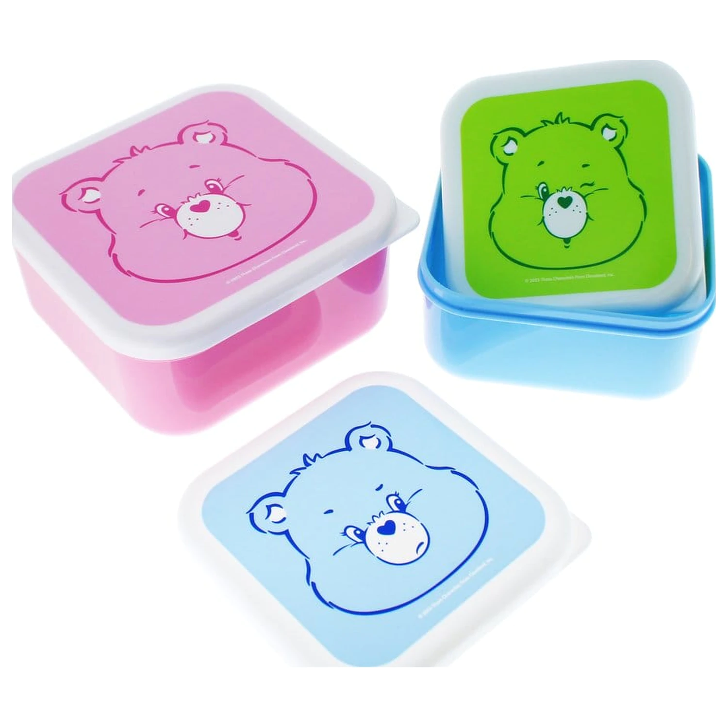 Care Bears sada 3 svačinových krabiček fotografii produktu