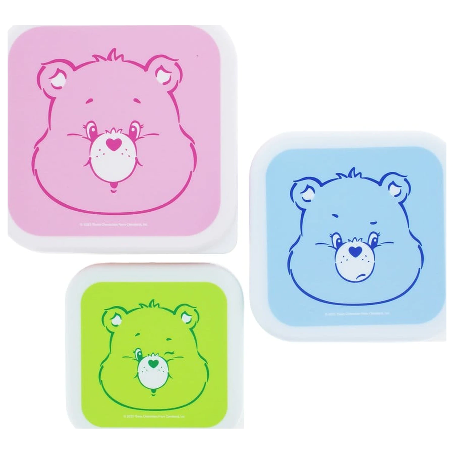 Care Bears sada 3 svačinových krabiček fotografii produktu
