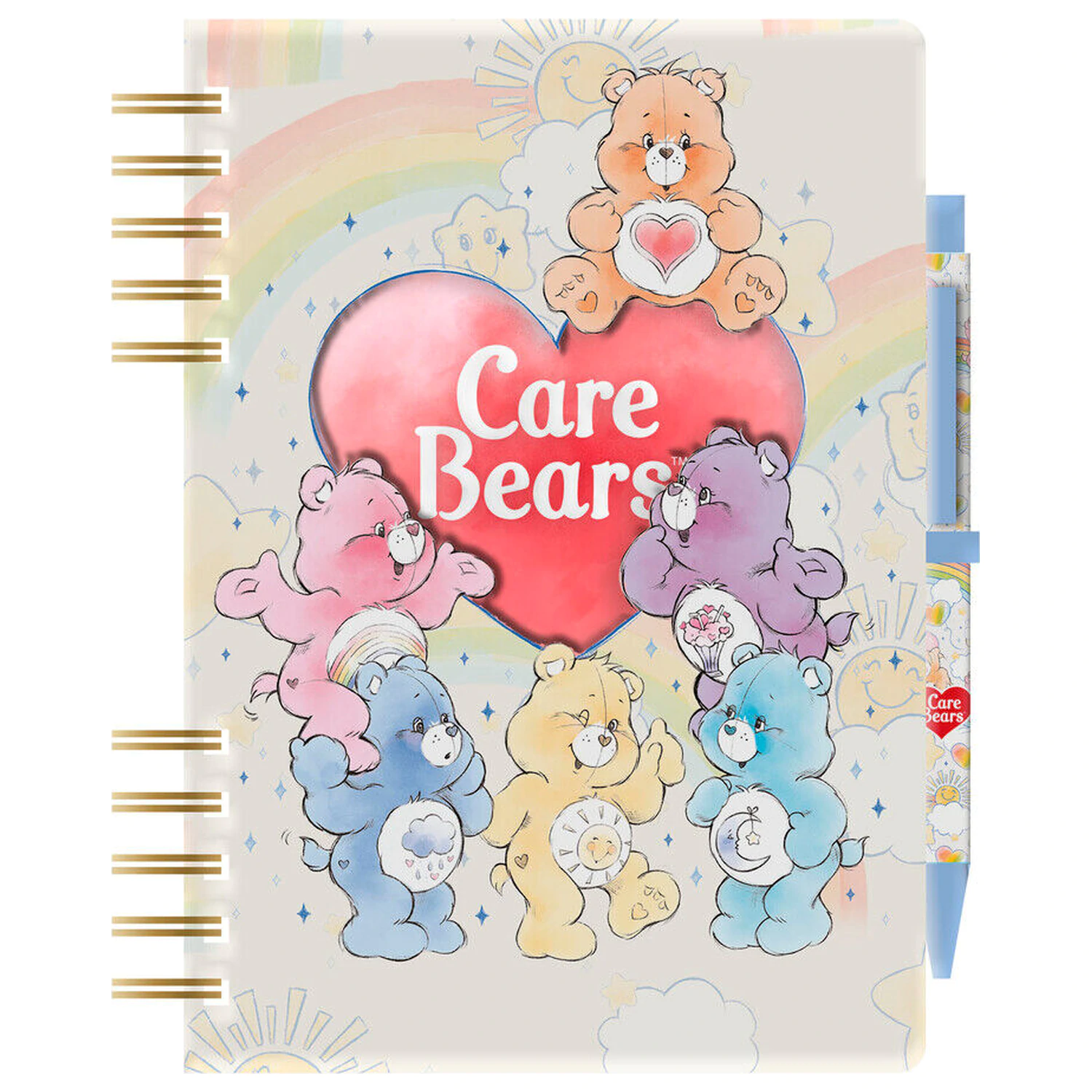 Care Bears A5 zápisník + propiska a samolepky fotografii produktu
