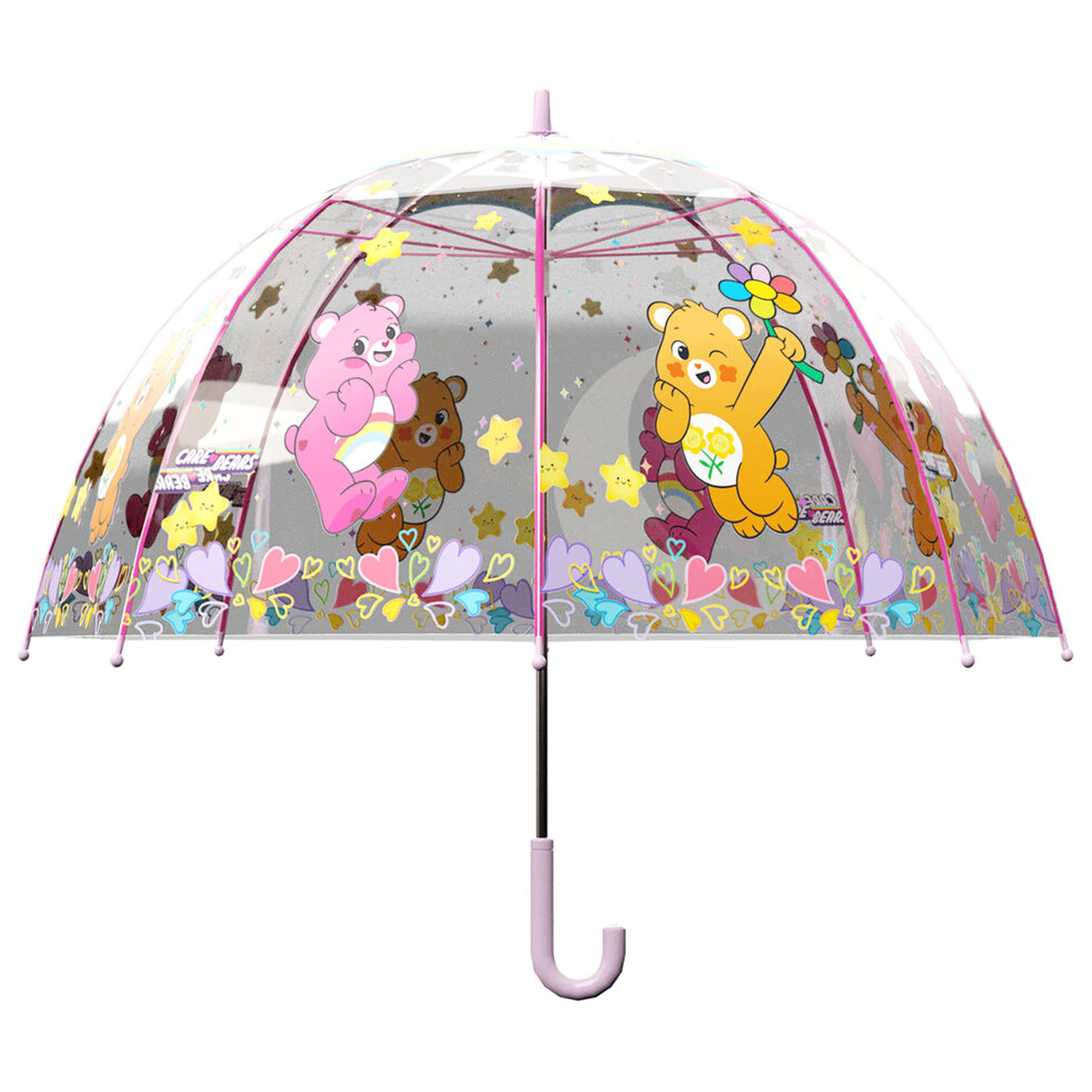 Care Bears manuální průhledný bublinkový deštník 48cm fotografii produktu