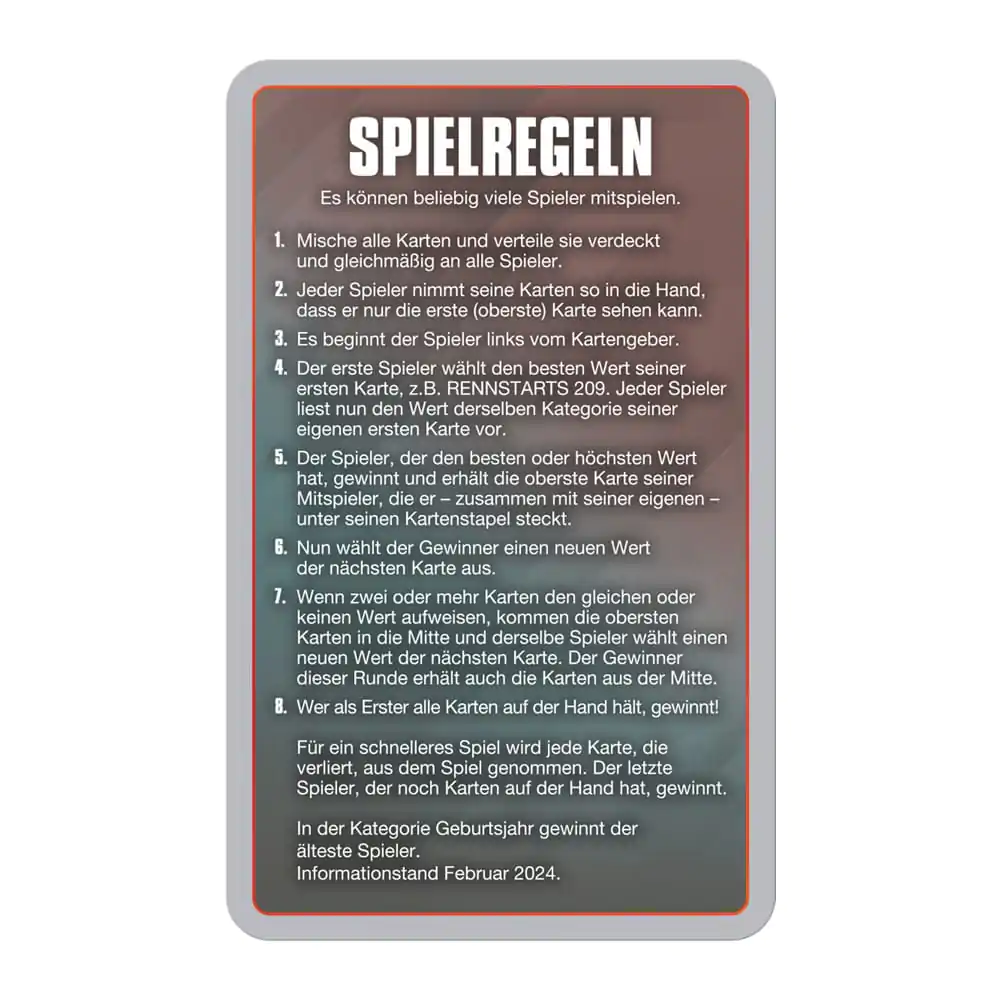 Karetní hra Grand Prix Helden Top Trumps Collectables *Německá verze* fotografii produktu