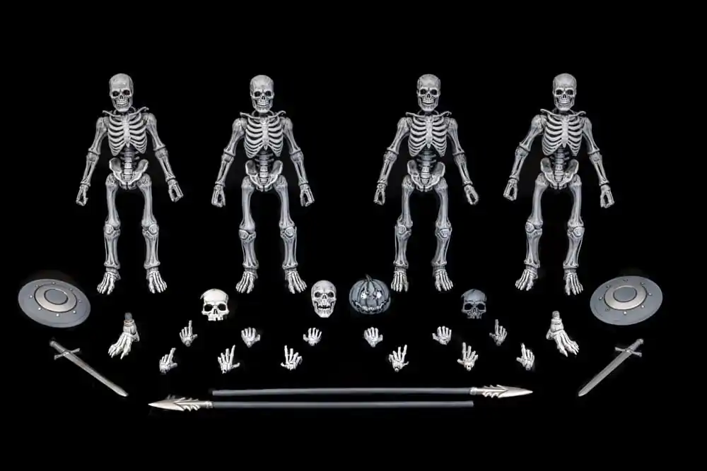 Graveyard Skeletons Actionfigures 4-Pack Hřbitovní Kostry fotografii produktu