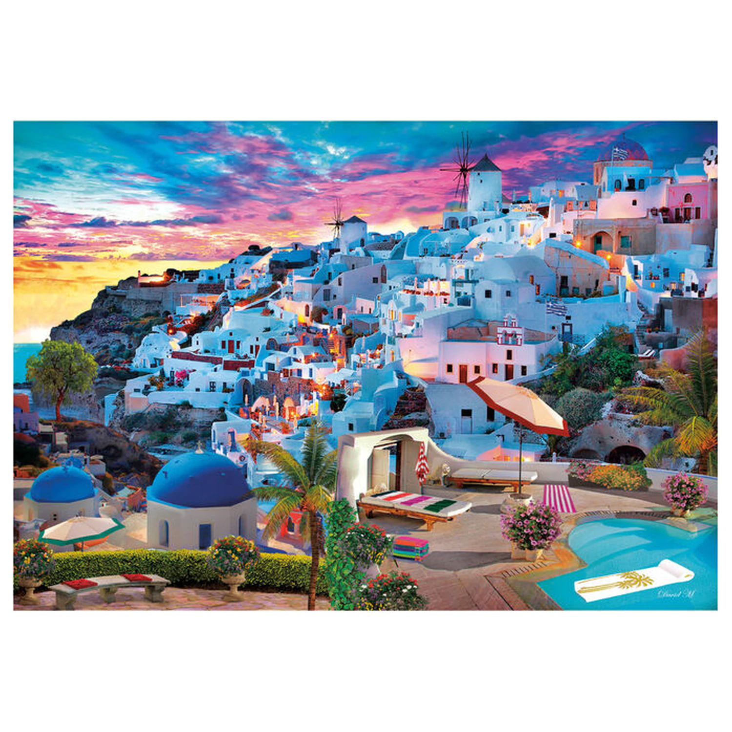 Greece View puzzle 500 ks fotografii produktu