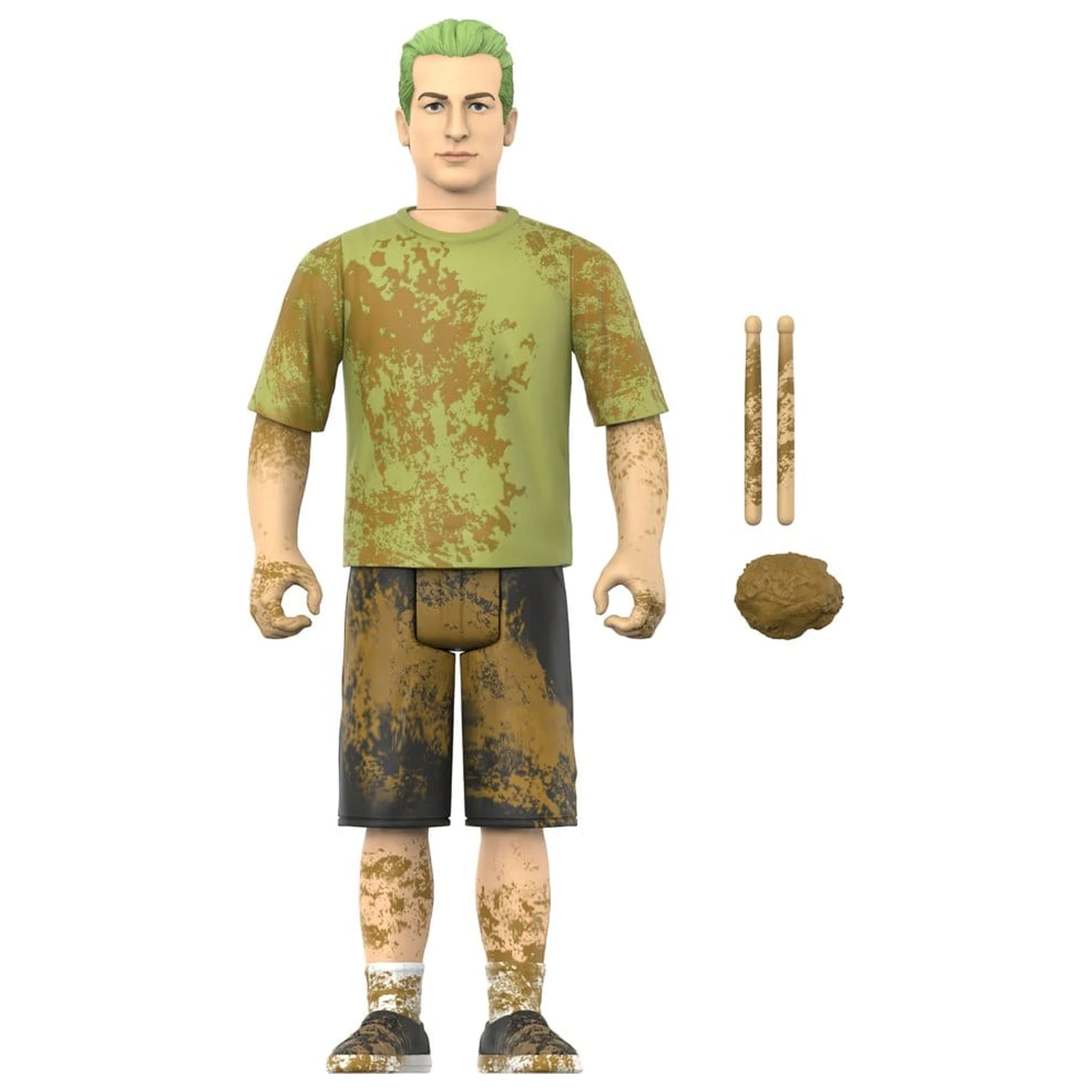 Green Day ReAction akční figurka vlna 01 Tré Cool (Mud Fight) fotografii produktu
