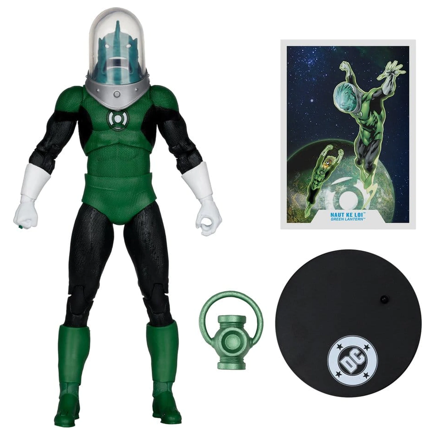 Green Lantern DC Multiverse akční figurka Naut Ke Loi 19 cm fotografii produktu