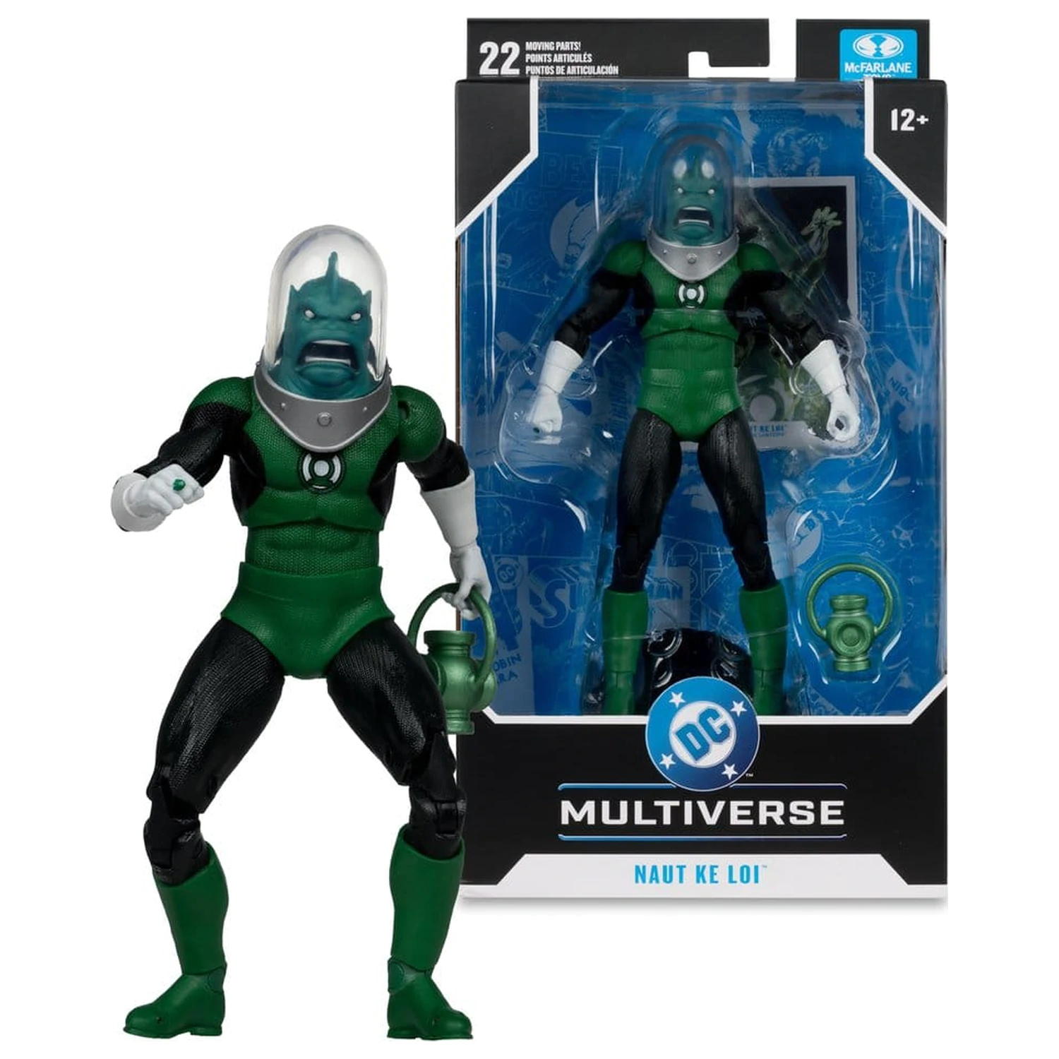Green Lantern DC Multiverse akční figurka Naut Ke Loi 19 cm fotografii produktu