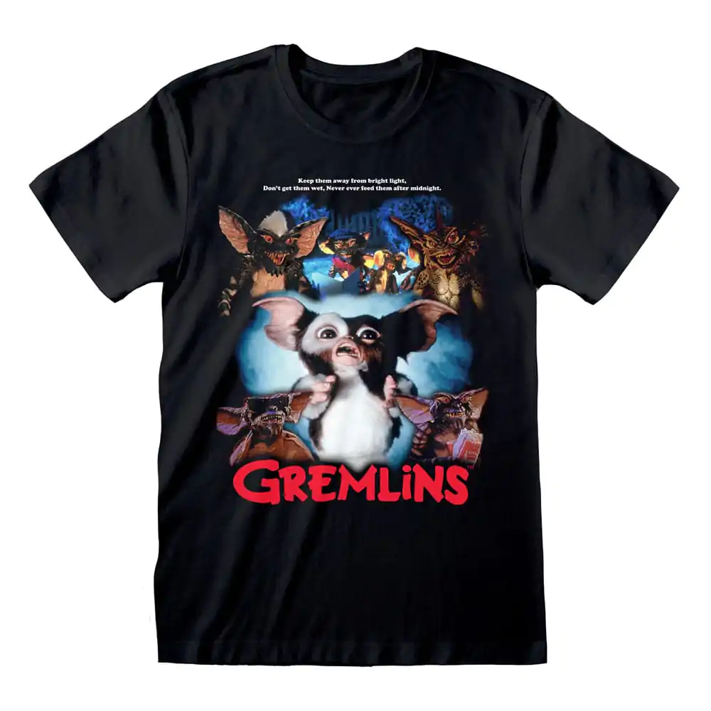 Gremlins tričko Retro plakátový styl fotografii produktu