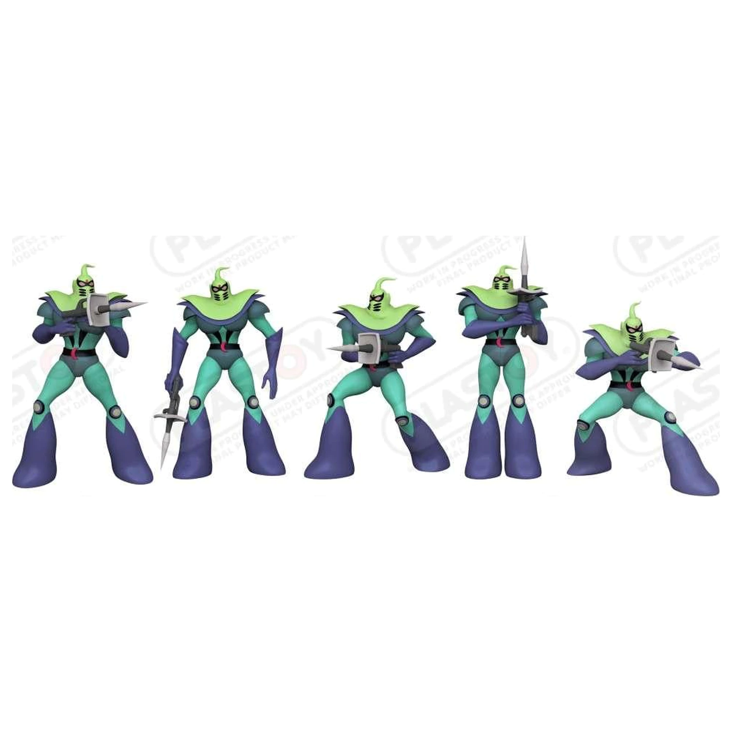 Grendizer Vegan Soldiers sada 5 figurek 7 cm fotografii produktu