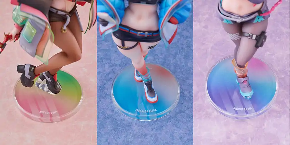 Gridman Universe PVC sochy 3-Pack 1/7 Rikka Takarada, Akane Shinjo, Yume Minami: Dreamy Divas Ver. fotografii produktu