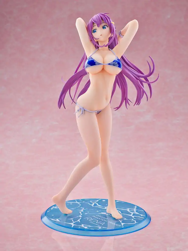 Grisaia Phantom Trigger PVC Socha 1/6 Rena Fukami Metallic Blue Verze 28 cm fotografii produktu