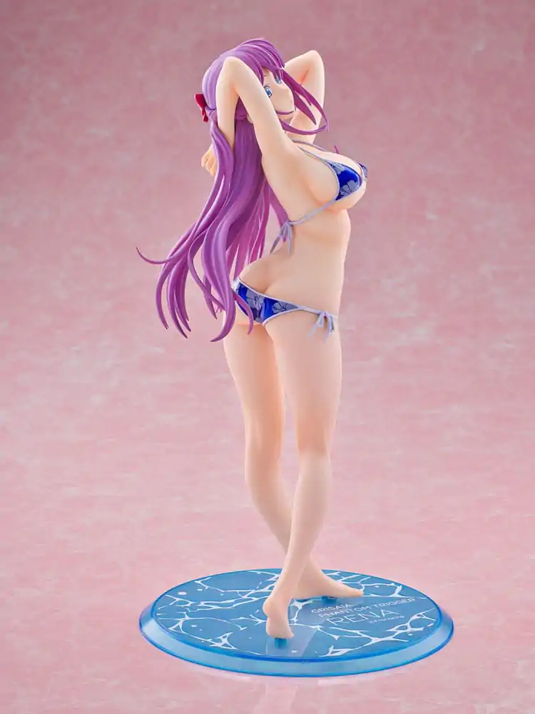 Grisaia Phantom Trigger PVC Socha 1/6 Rena Fukami Metallic Blue Verze 28 cm fotografii produktu