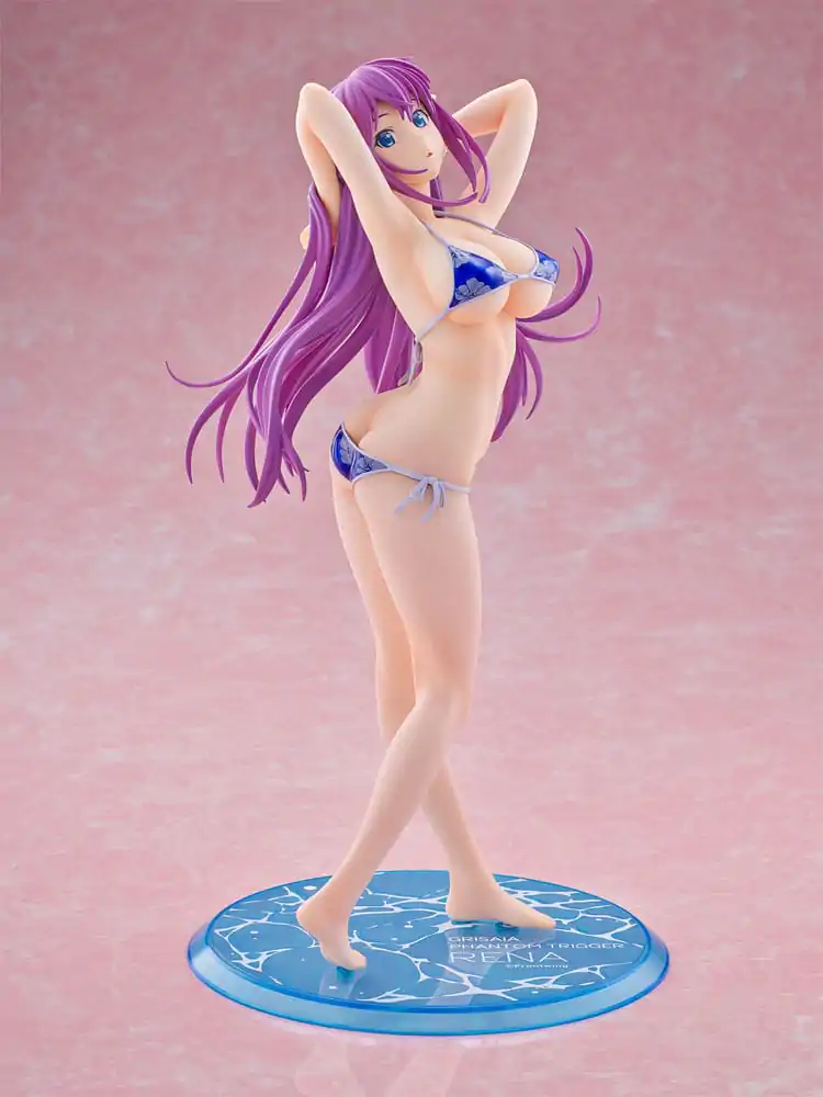 Grisaia Phantom Trigger PVC Socha 1/6 Rena Fukami Metallic Blue Verze 28 cm fotografii produktu