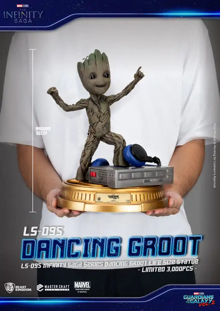 Guardians of the Galaxy 2 socha v životní velikosti Tančící Groot 32 cm fotografii produktu