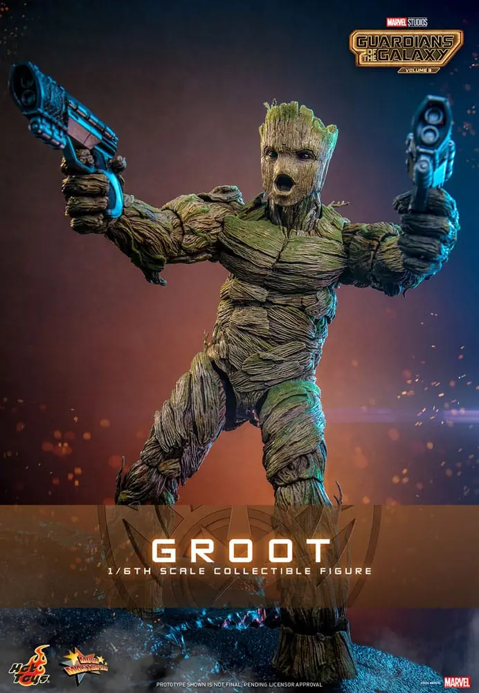 Guardians of the Galaxy Vol. 3 Movie Masterpiece akční figurka 1/6 Groot 32 cm fotografii produktu