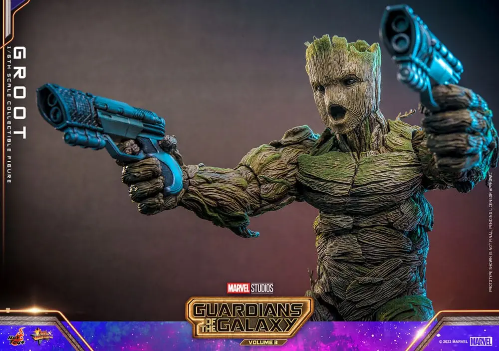 Guardians of the Galaxy Vol. 3 Movie Masterpiece akční figurka 1/6 Groot 32 cm fotografii produktu