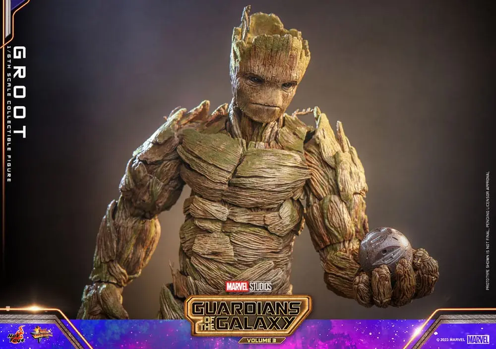 Guardians of the Galaxy Vol. 3 Movie Masterpiece akční figurka 1/6 Groot 32 cm fotografii produktu