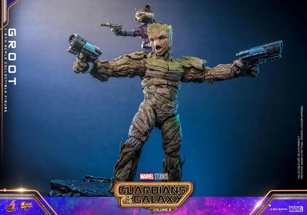 Guardians of the Galaxy Vol. 3 Movie Masterpiece akční figurka 1/6 Groot 32 cm fotografii produktu